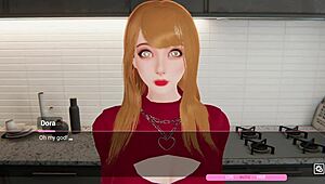 Intense amorous challenge in 3d anime hentai