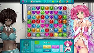 HuniePop 2 Double Date Episode 1: Big Tits And Ass Threesome