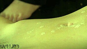 pouring wax on teen tits and spanking her ass