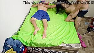 milf cheats rough doggystyle in front of husband