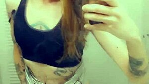 miniskirt tranny loves showing her cock in stockings