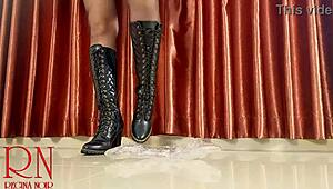 eggs box needin to be crushed by my high boots cam 1