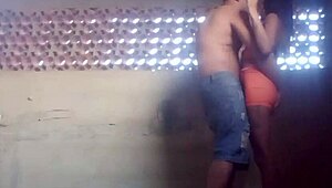 Latina Licks Ass On Terrace For Friend's Husband