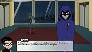 18Titans Part 4 - Raven Masturbating