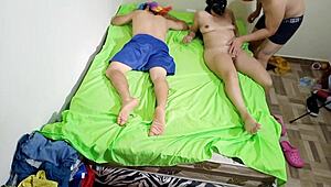 milf cheats rough doggystyle in front of husband