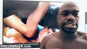 Holly hotwife and thrillmonger show how to place balls right in this interracial creampie session! 😏