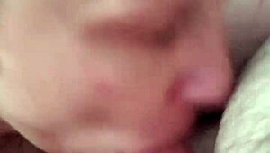 She can't handle all the cum at once