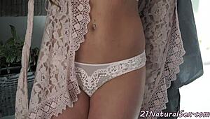 Beautiful classy babe gets screwed in missionary and rides in cowgirl position