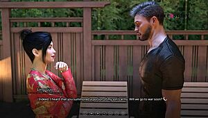 Atlas fucks ling guo in 69 with handjob and reverse cowgirl