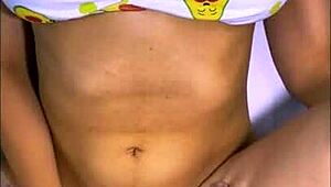 my sexy stepmom shocked me with lingerie in guest room