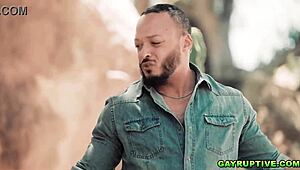 Dillon Diaz feels intense pleasure bursting cum in interracial orgy.