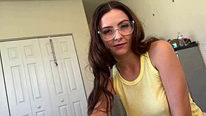 Serena Hill, Horny Teen Step Sister, Takes Deep Missionary Creampie in Nerd Fantasy