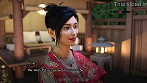 Atlas fucks ling guo in 69 with handjob and reverse cowgirl