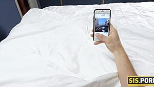 Sis porn girl spreads legs for stepbrother to ease pain