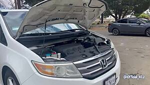 Tombik karı parkta koşarken sallanıyor