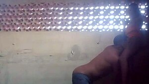 Latina Licks Ass On Terrace For Friend's Husband