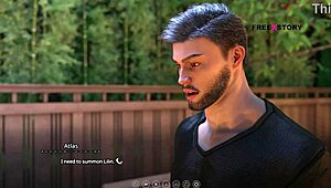 Atlas fucks ling guo in 69 with handjob and reverse cowgirl