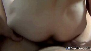 skinny gay twinks with bubble butts get barebacked by black cocks in this movie, but who's the star?