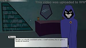 18Titans Part 4 - Raven Masturbating