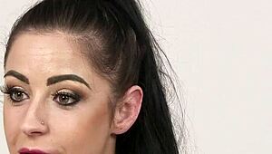 Gatita cachonda recibe facial tragando lefa en blowbang