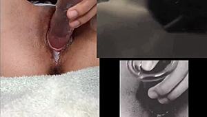 Teen Lesbians Masturbate Watching Hot Babe Sex!