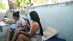 It's a nice day and nothing better than enjoying good sex outdoors with my friend's slut