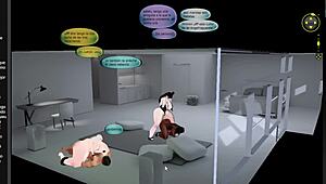 family party turns into holiday sex with transsexual