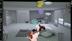 family party turns into holiday sex with transsexual