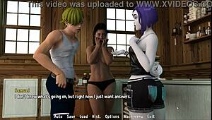 sanji gets made to swallow his own cum by raven