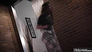 Busty Cheating Tenant Licks MILF Landlord in Secret Affair