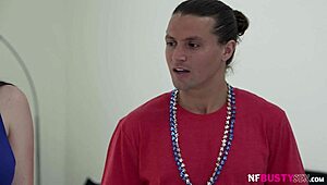 Alyx Star Busty Wife Fucks Her Neighbours