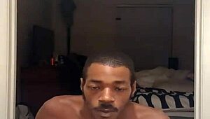 Cute brunette works out in stockings and dorm