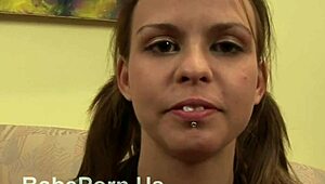 Cute Girl Loves It Rough, Face Covered In Hot Cum