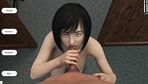 Asian caprice plays an exciting game