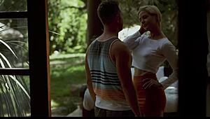 Stepmom Kit Mercer Dominates Flirty Boy With Rough Garden Fucking