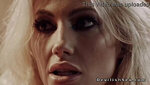 Stunning Blonde Takes Big Cock In Shaved Pussy