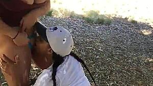 Carmela Clutch and Cali Caliente Passionate Lesbian Hike