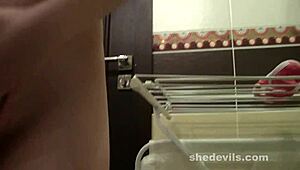 Blonde teen 18+ rocks her selfie webcam show