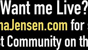 Best Busty Buddies Jelena Jensen Licks Brunette Pussy in Lingerie