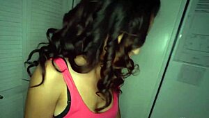 Stepsis strips and rides stepbro playfully