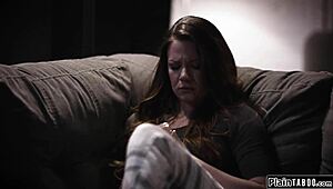 Busty Cheating Tenant Licks MILF Landlord in Secret Affair