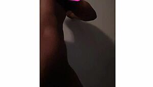 black shemale pounding hard in wild action