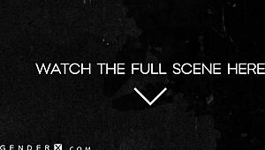 Genderx - Man Finally Fucks The Trans Girl Next Door, Riding Her Cock With Deepthroat And Tits Play