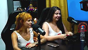 Flora VIP shows breasts in podcast, Ruan shows dick.