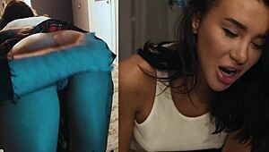 bad girl katrin tequila gets spanked and gets horny before sex