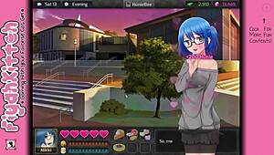Enjoying chocolate in HuniePop female walkthrough 14
