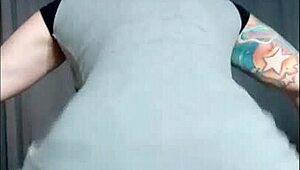 hot brazilian babe twerking in short dress showing tight panties