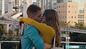 penelope kay starts a steamy new relationship with deep creampie action