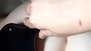 Cute teen girlfriend gets creampied in doggy