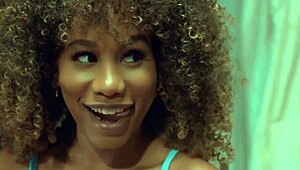 Adult Time - Petite 18+ Masseuse Kylie Rocket Fingers and Licks Lesbian Client to Explosive Orgasm.